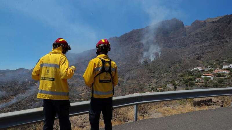 Imagen de un incendio en Gran Canaria/TA.
